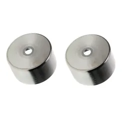 Escort Mk1 Mk2 Standard Engine Mounts Stainless Steel Rubber Mount Cups - Pair