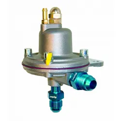 FSE 1:1 Adustable Fuel Pressure Regulator 06 JIC Male + Gauge Port AIR006