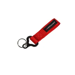 Motamec Racing RED Keyring Motorsport Webbing