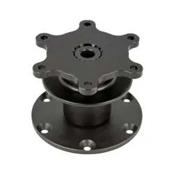 Motamec Quick Release Steering Wheel Boss 6 Bolt On 70mm PCD - All Black