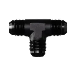 Motamec AN JIC -10 AN10 Flare Union Tee T-Piece Fitting Adapter Alloy Fitting Black