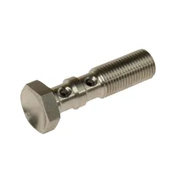 Motamec M10 x 1mm 38mm Long Stainless Steel Twin Banjo Bolt Brake Fitting
