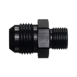 Motamec AN -10 AN10 JIC to M16x1.5 Metric Thread Alloy Fitting Adapter Black