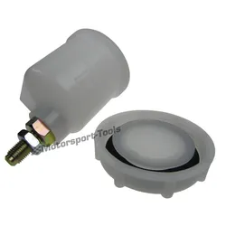 OBP Single Small Brake Fluid Reservoir Pot 7/16 Thread Fitting OBPCB004
