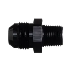 Motamec AN -10 AN10 JIC to 3/8" NPT Straight Aluminium Alloy Fitting Adapter Black