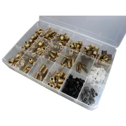 Automec Brake Pipe Union Fittings Assortment Set 144pc Imperial & Metric