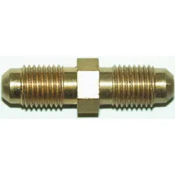 Automec Brake Pipe Brass Inline Connector Fitting Male 7/16 UNF