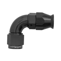 Motamec 90 Degree PTFE Swivel Hose End -6 BLACK