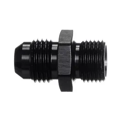 Motamec AN -6 AN6 JIC to M14x1.25 Metric Thread Alloy Fitting Adapter Black