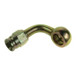 Motamec Brake Fitting 90° Neck Banjo 3/8 or M10 Bolt > -3 Teflon Hose Aeroquip