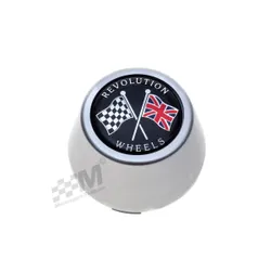 Revolution Wheels Wheel Centre Cap for 8 Spoke Wheels - 61mm SILVER