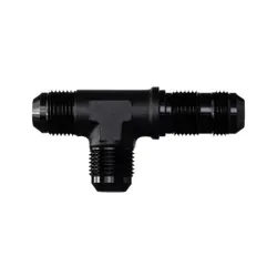 Motamec AN JIC -10 AN10 Bulkhead Tee On Run T-Piece Alloy Fitting Adapter Black