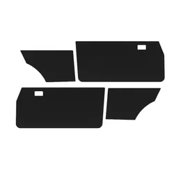 Escort Mk2 Carbon Fibre Look Inner Door Card Panel Set Lightweight Plastic Cards