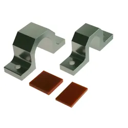 Escort MK1 MK2 Alloy Steering Rack Mounts - Aluminium Mounting Brackets Clamps