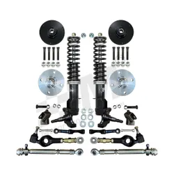 Escort Mk1 Mk2 Complete Front Suspension Kit - GAZ Adjustable Coilover Struts