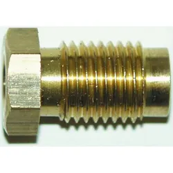 Automec Brake Pipe Brass Union Fitting Male 3/8"x24 UNF 3/16