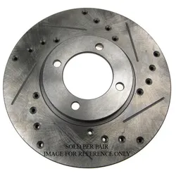 Ford Escort Mk1 / Mk2 REAR DISCS FOR COSWORTH CALIPERS 247 x 10mm X-DRILLED (PAIR)
