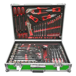 Motamec Hand Tools Kit - Green Case Red Foam