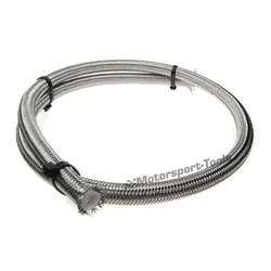 Motamec AN8 AN -8 PTFE Teflon Stainless Steel Braided Fuel Hose 1m Race Rally