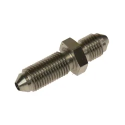 Motamec -3 AN 3/8 UNF Male Bulkhead Adaptor Stainless Steel Brake Fitting