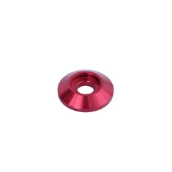 Motamec M6 Load Spreading Cone Washer - 6mm Socket Cap Bolt Support Red Alloy
