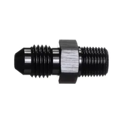 Motamec AN -4 AN4 JIC to 1/8" NPT Straight Aluminium Alloy Fitting Adapter Black