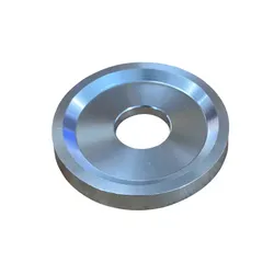 Escort Mk1 Inner Door Pull Handle / Window Winder Alloy Mounting Base - Silver