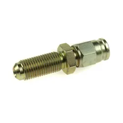 Motamec Male Bulkhead Dual-Seat Concave Convex Brake Fitting 3/8 UNF -3 Teflon