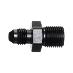 Motamec AN -4 AN4 JIC to M14x1.25 Metric Thread Alloy Fitting Adapter Black
