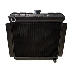 MST Spec Radiator - BDG - Alloy Radiator Classic Header Black - No boss
