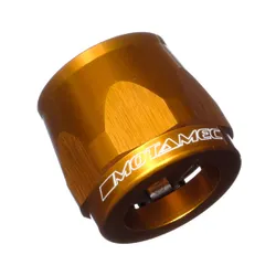 Motamec 28mm AN14 Fuel Hose Clamp End Finisher Hex Head Jubilee Alloy GOLD