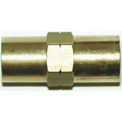 Automec Brake Pipe Brass Inline Connector Fitting Female M10 x1