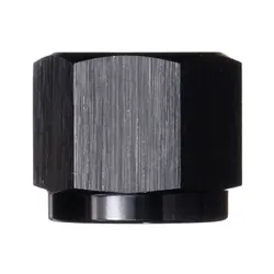 Motamec AN JIC -6 AN6 Female Alloy Cap with O-Ring Seal Fitting Oil Fuel Black