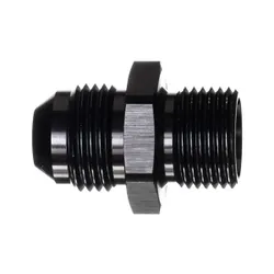 Motamec AN -8 AN8 JIC to M18x1.5 Metric Thread Alloy Fitting Adapter Black