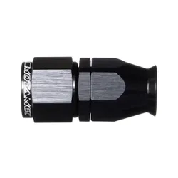 Motamec AN JIC -8 AN8 Straight Teflon PTFE Hose Fitting End Alloy Fuel Oil Aeroquip Black