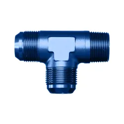 Motamec AN JIC -16 AN16 To 1" NPT Flare Tee On Run Alloy Adapter Fitting