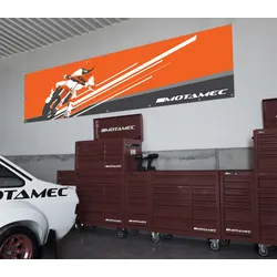 Motamec KTM Racing  Bike Motorbike Large Wall Banner - Garage & Workshop