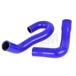 Escort Mk2 Pinto RS2000 BLUE Top & Bottom Coolant Silicone Hoses Water Pipes