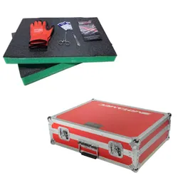 Motamec MTB-200 Flight Case Red -Green Foam
