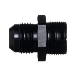 Motamec AN -10 AN10 JIC to M24x1.5 Metric Thread Alloy Fitting Adapter Black
