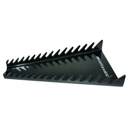 Motamec Alloy Spanner Rack - 15pc Wrench Storage Holder Black Anodized