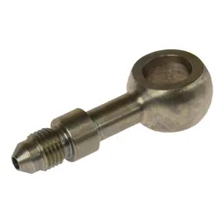 Motamec -3 AN 3/8 UNF - M12 Straight Long Neck Stainless Steel Banjo Fitting