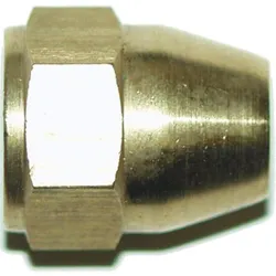 Automec Brake Pipe Brass Union Fitting Female 7/16" x20 UNF 1/4