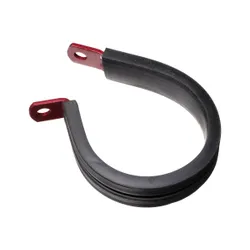 Motamec AN -24 AN24 38.1mm ID Cushioned P Clip Hose Clamp Rubber Aluminium