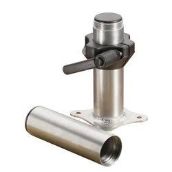 Alloy Spare Wheel Holder Post & Quick Release Cone Clamp - Single and Double Design