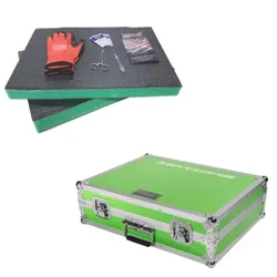 Motamec MTB-200 Flight Case Green -Green Foam
