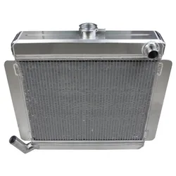 Escort Mk1 Mk2 Alloy Radiator Big Header Ford Duratec Engine Fitting - Aluminium