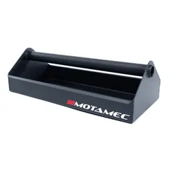 Motamec Lightweight Motorsport Alloy Tool Tray Tote Box Anodized Black Aluminium