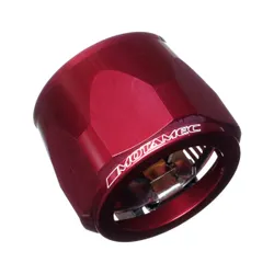 Motamec 44mm AN24 Fuel Hose Clamp End Finisher Hex Head Jubilee Alloy RED