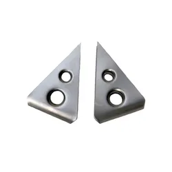 Motamec Racing Roll Cage X Door Bar Gussets 2 Hole Roll Cage Bar Wrap Steel PAIR